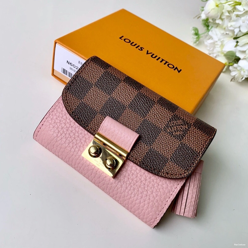 Cheap Vuitton CROISETTE COMPACT Louis WALLET 0807